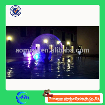 Colorful stripe inflatable water ball for dance